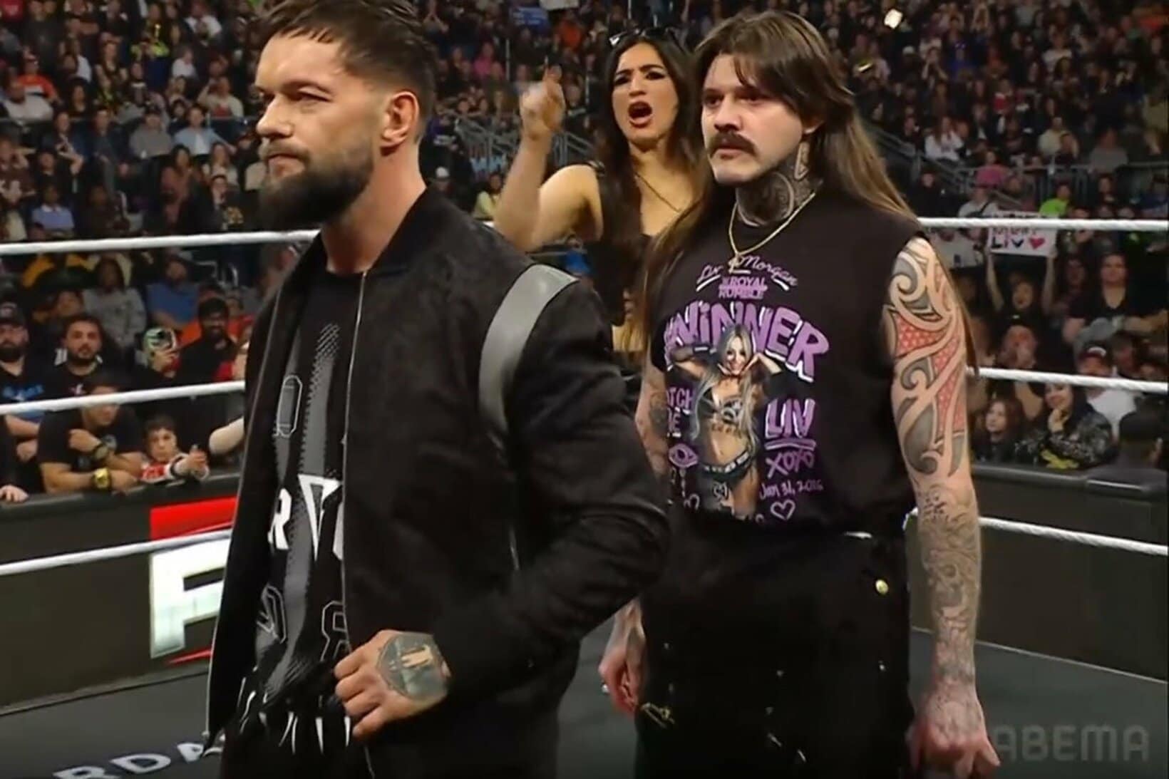 ベイラー(左)とドミニクの間に不協和音が流れ…（©AbemaTV,Inc.）