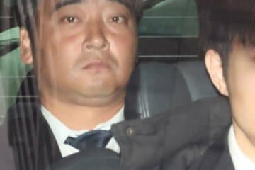 東京地裁に向かう斉藤慎二被告