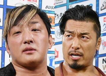  タイチ（左）と鷹木（東スポWeb）