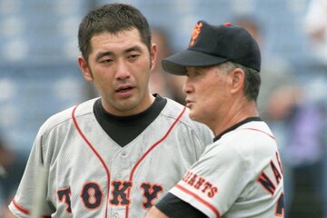 清原和博と長嶋茂雄監督(１９９８年)