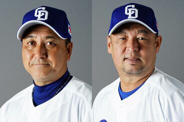 (左から)落合英二氏、松中信彦氏