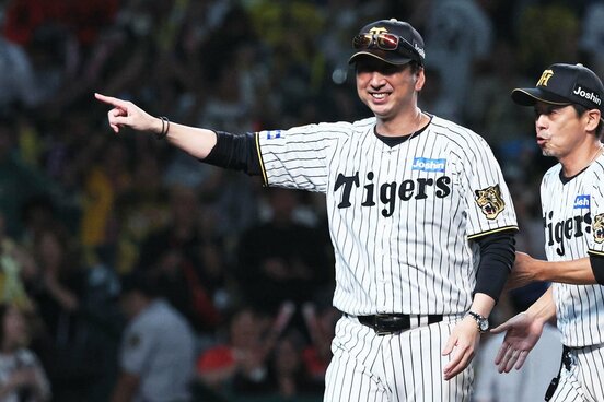大山悠輔のサヨナラ弾の直後、阪神・藤川監督の表情は…