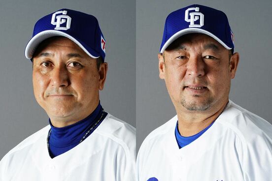 (左から)落合英二氏、松中信彦氏