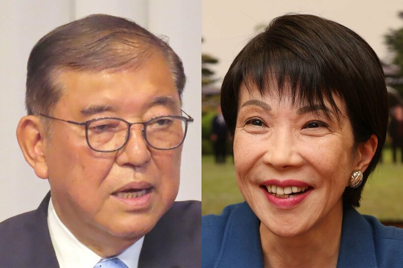 石破首相と高市氏