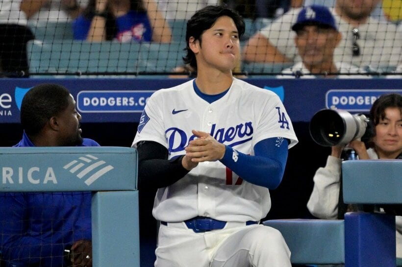 週間ＭＶＰを逃した大谷翔平（ロイター）
