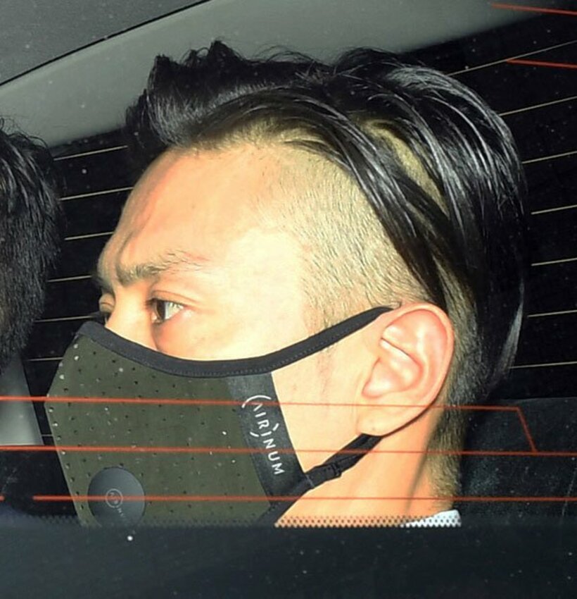  地裁を出発する伊勢谷友介被告