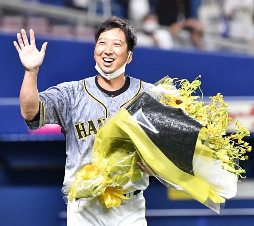  引退する藤川投手