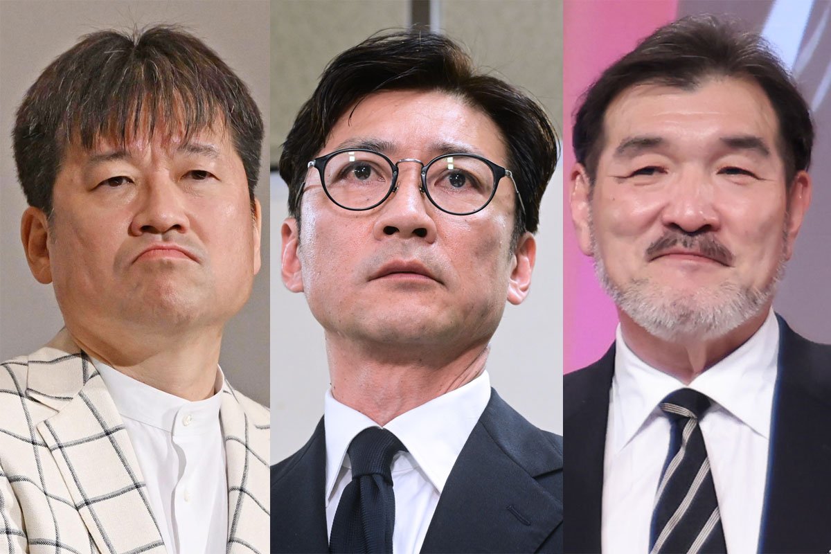 （左から）佐藤二朗、国分太一、福澤克雄監督