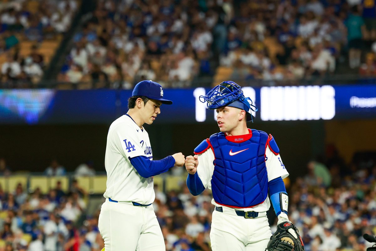 ドジャース】佐々木朗希を好アシストのラッシング「ここは厳しいリーグ