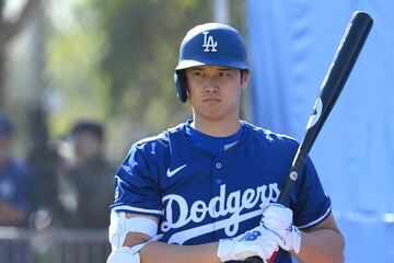 真剣なまなざしの大谷翔平