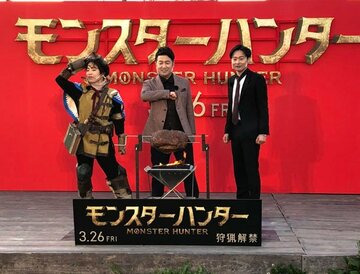  左から、ゆりやんレトリィバァ、和牛・水田信二、川西賢志郎