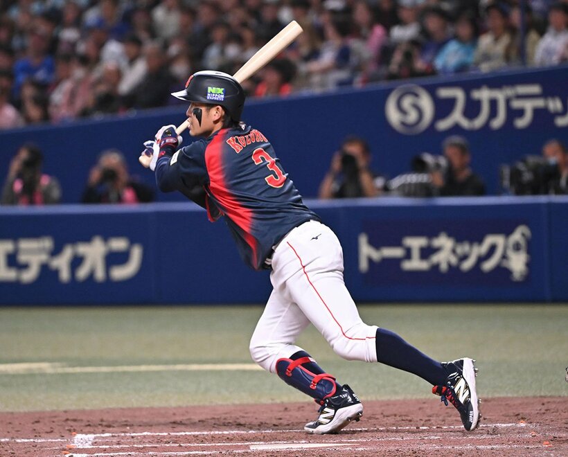 ５回に決勝となるタイムリーを放った広島・小園海斗