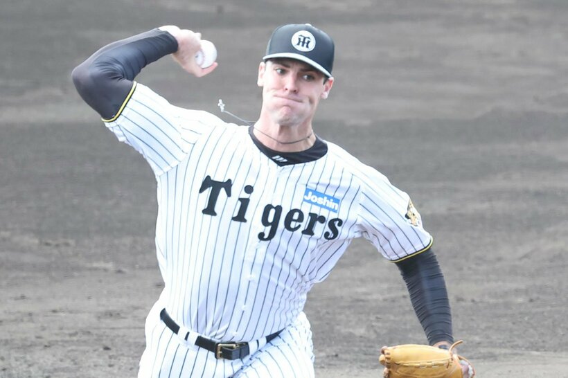 ライブBPに登板した阪神・ラグズデール