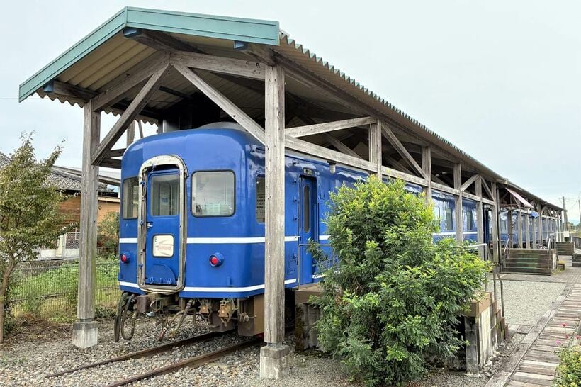 〝走らない寝台列車〟として話題となっている「ブルートレインたらぎ」