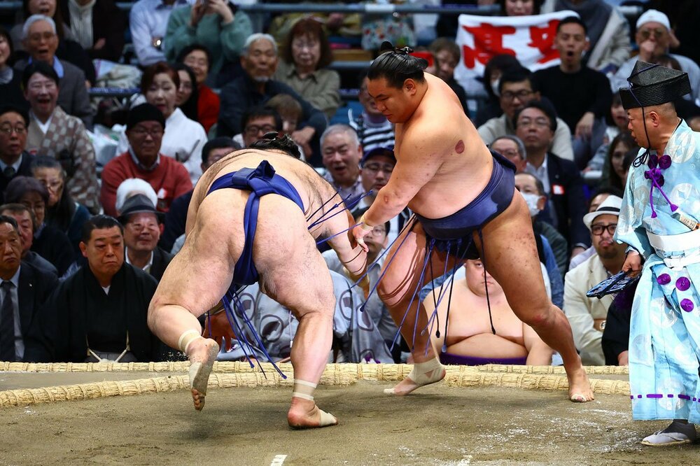 引き落としで勝利した豊昇龍