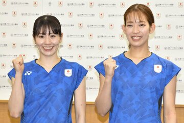 志田千陽(左)と松山奈未