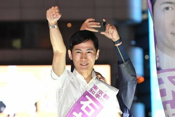 街頭演説で多くの聴衆を集めた石丸伸二氏