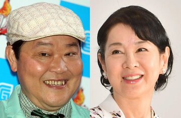 左から上島竜兵さん、吉永小百合（東スポWeb）