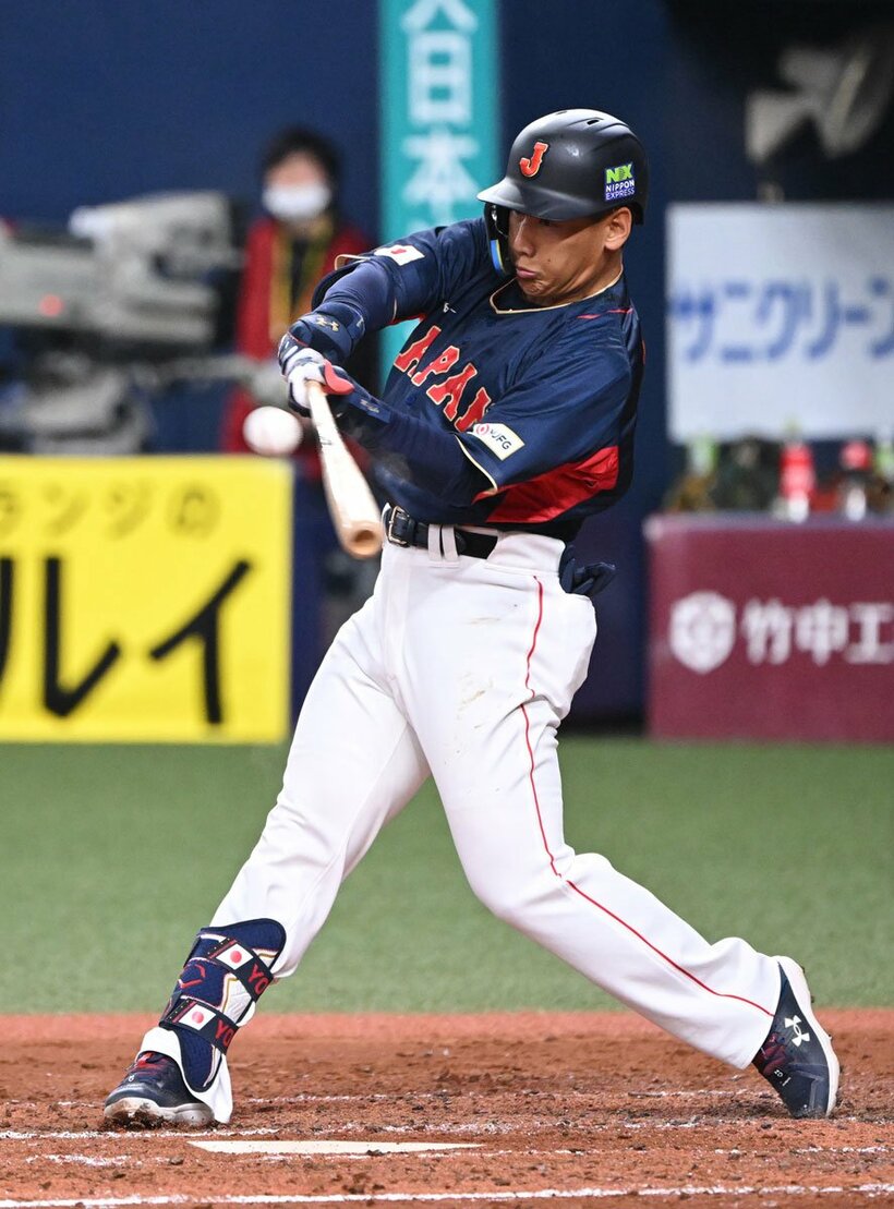 ２回に満塁の走者を一掃する三塁打を放ったレッドソックス・吉田