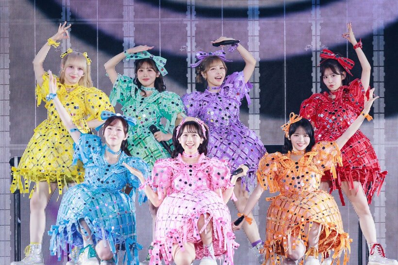 東京ドームでコンサートを行ったFRUITS ZIPPER（撮影・ヨシモリユウナ）