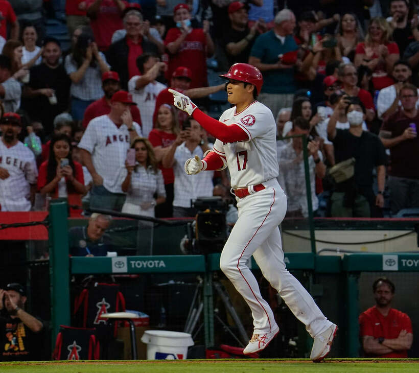  ６月の月間MVPに輝いた大谷（ロイター＝USA　TODAY　Sports)