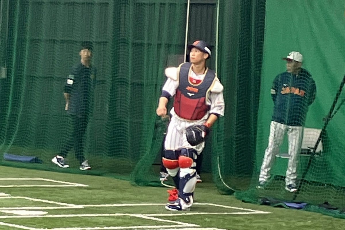 プレミア12】坂倉将吾 所属・広島との練習試合に気合「ヤジったやつ