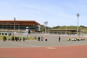 走路の清掃と点検が行われた