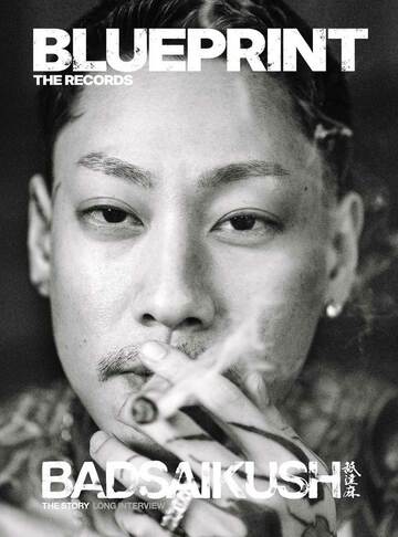 BADSAIKUSHが「BLUEPRINT THE RECORDS 001」の表紙を飾った