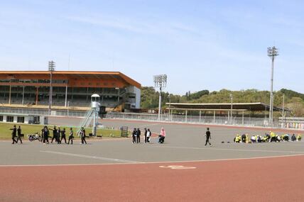 走路の清掃と点検が行われた