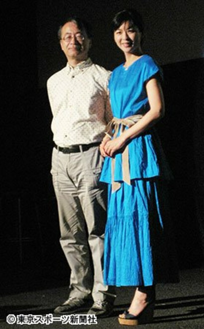 金子修介監督（右）と中山忍