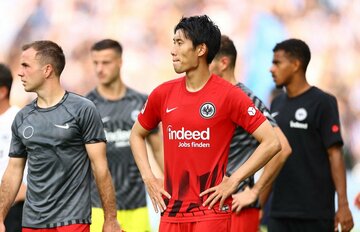  現在はＥフランクフルト所属の鎌田（ロイター）