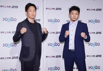  昨年の１１月に朝倉未来(左)と対戦した斎藤