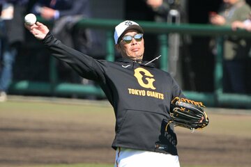 キャンプ最終日は、自らも体を動かした巨人・阿部監督