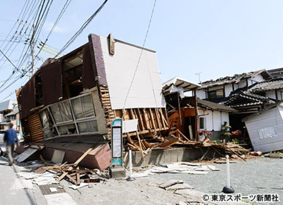 多くの被害をもたらした熊本地震