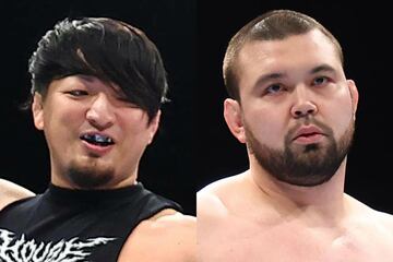 成田蓮（左）とウルフアロンのタイトル戦が決まった