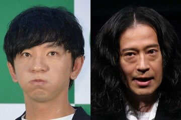 向井（左）と又吉