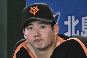 ６回に降板し、白星には恵まれなかった巨人・竹丸和幸