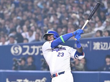 ２回、サノーの来日初アーチで中日が先制