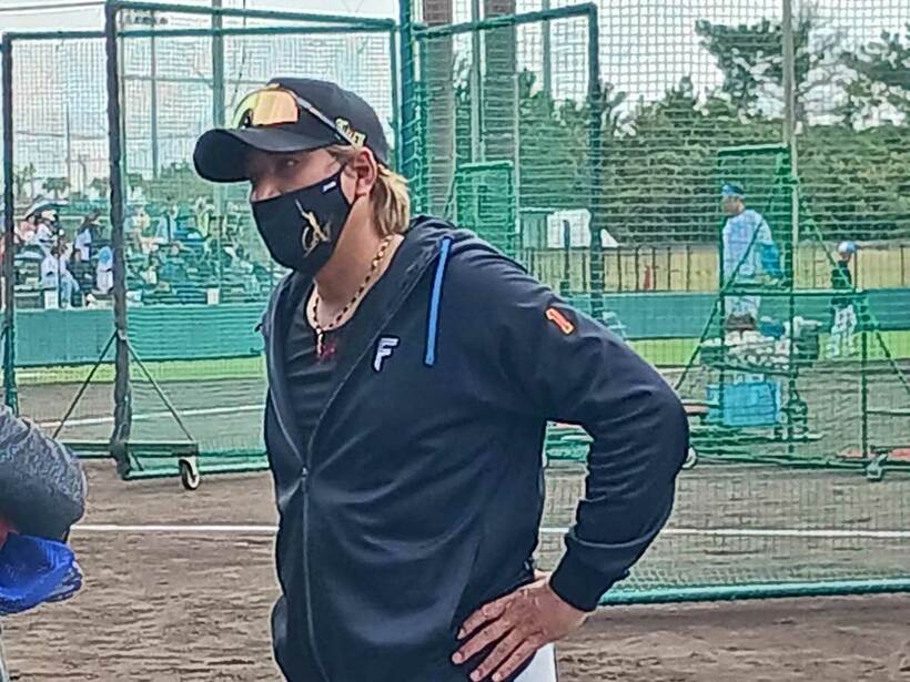 盗塁爆増を狙う日本ハム・新庄監督