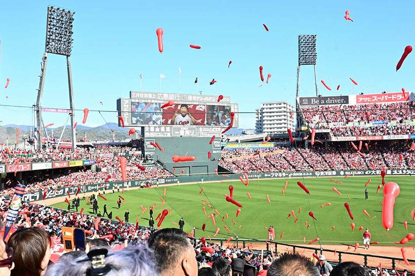 酷暑対策が着々と進行するマツダスタジアム