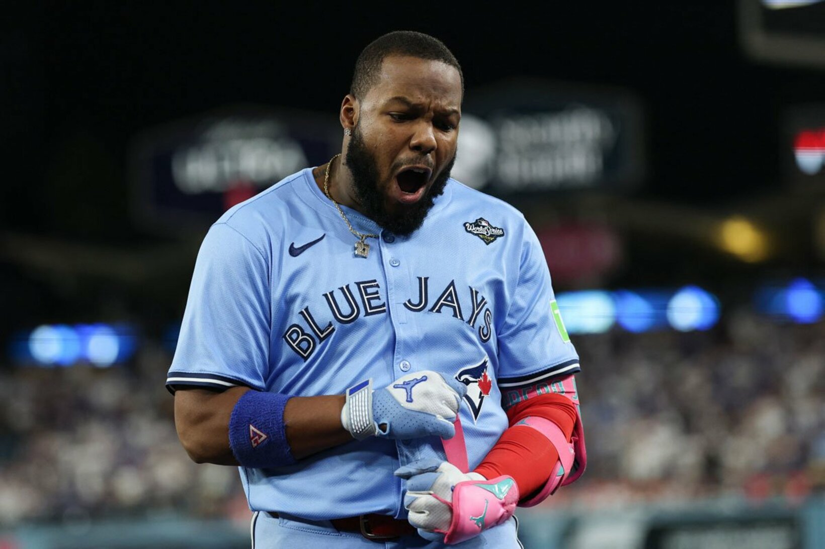 ドジャースとのWSでも活躍を見せたブルージェイズの主砲ゲレロ（ロイター）