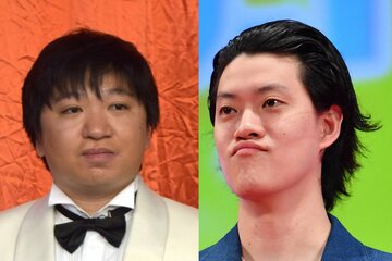 日本の社長・ケツ（左）と粗品
