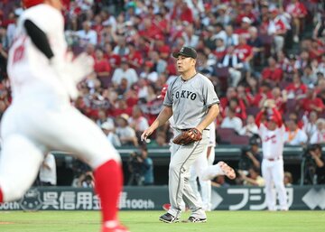 初回から失点を重ねた巨人・田中将大