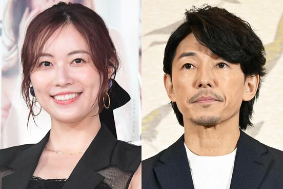 松井珠理奈（左）と藤木直人