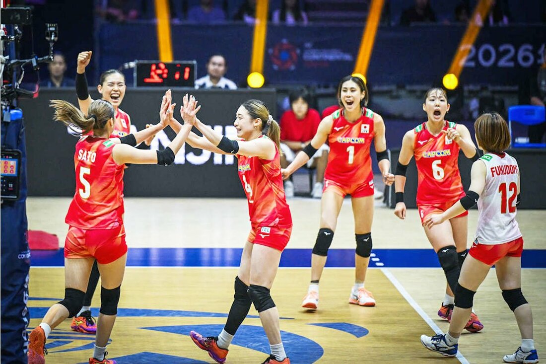 ３位をつかんだイラン戦は好ムードだったが…（Volleyball World提供）