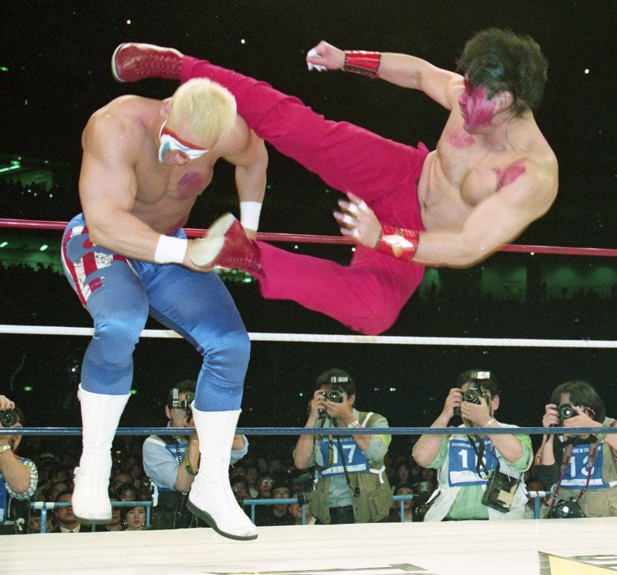 【昭和～平成スター列伝】グレート・ムタ 戦友スティングとの日本初シングル戦でワールド全開！ | 東スポWEB