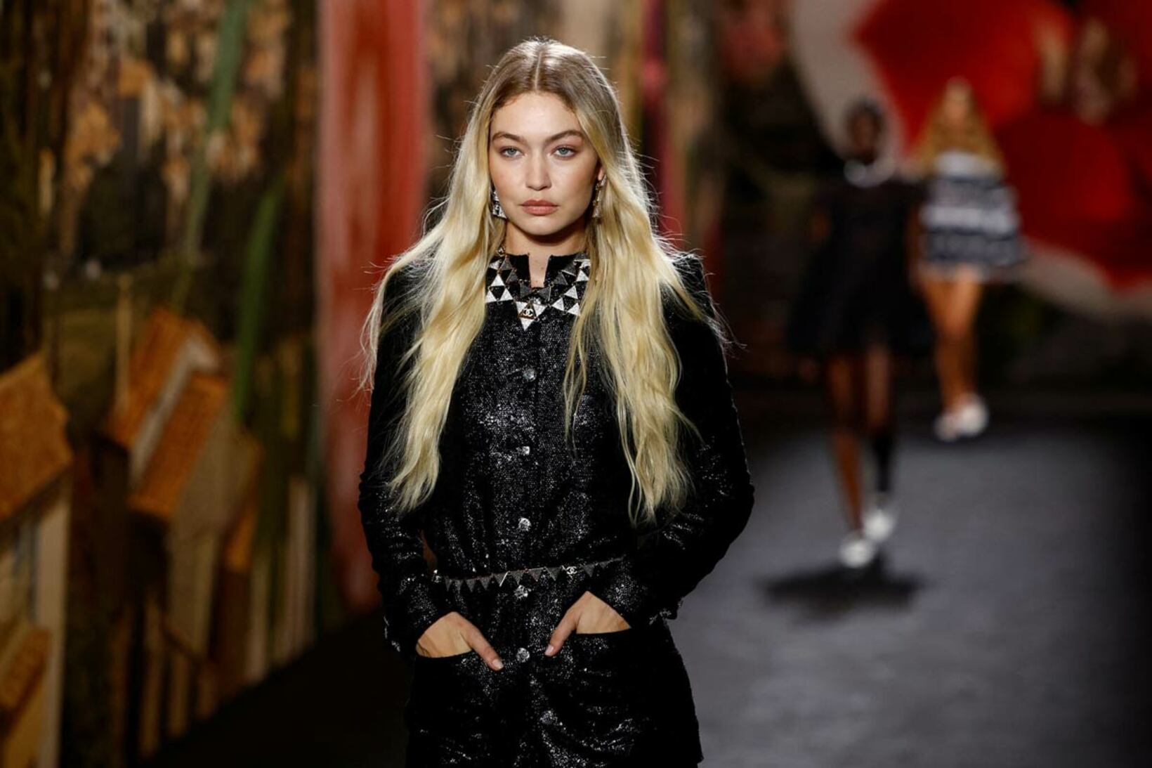 恋人と噂されるジジ・ハディッド（ロイター）