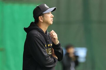 高知・安芸で秋季キャンプを行っている阪神の藤川監督