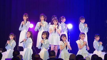 「ＳＴＵ４８ ２.５×３ 特別ＬＩＶＥ」を開催したＳＴＵ４８の２.５期生、３期生、３期研究生（Ｃ）ＳＴＵ