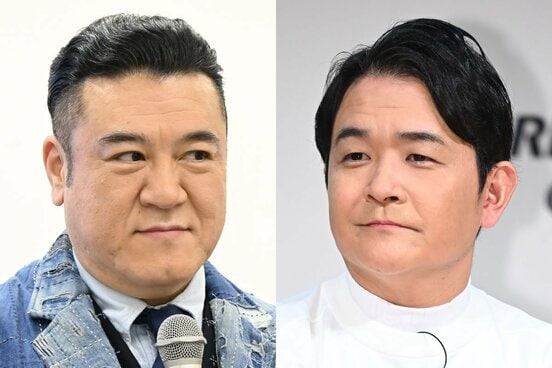 遺恨が発生した?アンタッチャブル・山崎弘也(左)と千鳥・ノブ